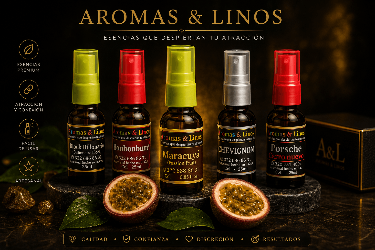 Línea de productos Aromas & Linos