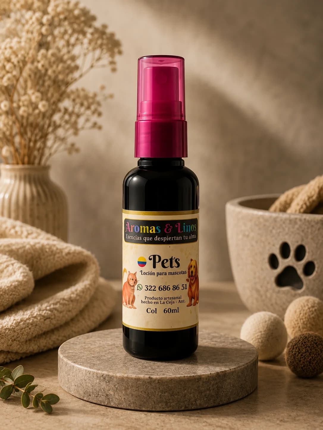 Pets - Loción para Mascotas 60ml
